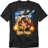 Harry Potter Movie Poster Men's 18/1 Cotton Short-Sleeve T-Shirt